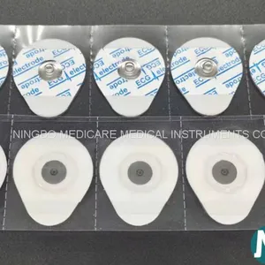 Disposable ECG EKG Electrode Foam Polyurethane Non-woven Gel Electrode Foam Electrode thumbnail-1
