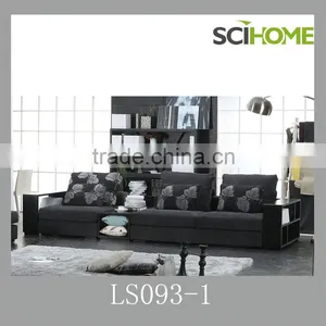 Chinese Home Furniture Sectional Modern Sofa Sets With Bookshelf thumbnail-1
