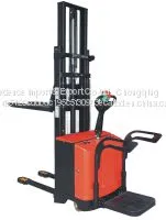 Walk Behind FSEM10 Electric Stacker Truck for Sale Cheap Price thumbnail-1