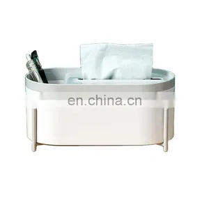 Decoration Ornament Room Napkin Tissue Box Plastic ABS Tissue Pen Remote Control Holder thumbnail-1