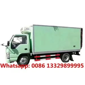 ISUZU 2T Loading Capacity Refrigerated Truck for Meat/milk/fish/frozen Chicken Reefer Box Van Type Freezer Vaccine Transporter for Sale thumbnail-5