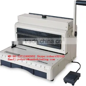NanBo ET8809 Lower Price Factory Twin Ring Binding Machine, Twin Spiral Binding Machine thumbnail-1