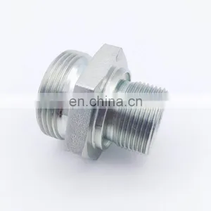 1/2 3/8 1/4 Carbon Steel Jic Npt Adapter Hose Fitting Straight Hydraulic Hose Connector thumbnail-5