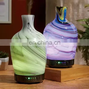 Ultrasonic Diffuser Essential Oil Diffusers 3d Newest Indoor Humidifier,Glass Aroma Diffuser With Seven Color thumbnail-1