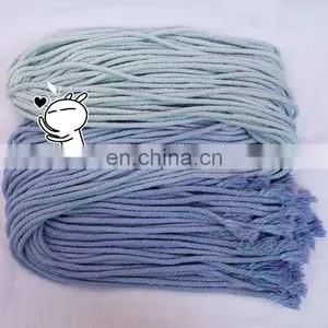 Wholesale Wall Decorative Colored Cotton Rope Diy Handmade Gradient Cords Macrame Polyester / Cotton,cotton/polyester 3mm Spun thumbnail-3