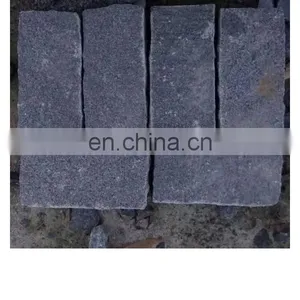 Dark Grey Granite G654 Natural Split Cubics Cobble Stone thumbnail-2