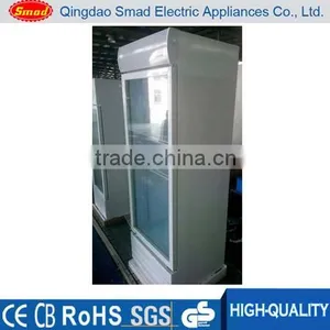 280L Commercial Glass Door Soft Drink Refrigerator Showcase Refrigerator thumbnail-1