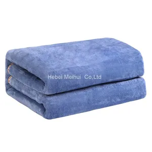 Thick Soft Flannel Heated Plush Warm Winter Throw Electric Blanket 110V For Home thumbnail-2