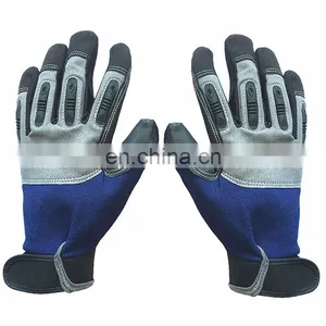 Best Quality Industrial Construction Synthetic Leather Mechanic Work Hand Gloves Safety Welding Gloves thumbnail-1
