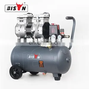 Bison China Silent China Wholesale 1100W Portable Air Pump Oil Free Industrial Compressors thumbnail-1
