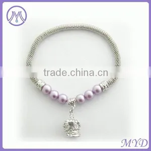Customized Crown Pearl Pet Pendant Necklace for Dog Cat thumbnail-3