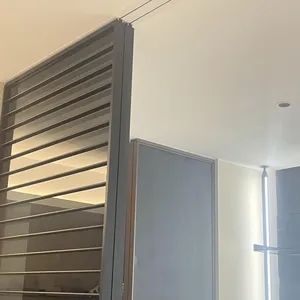 Modern Luxury Glass Cloakroom Walk in Wardrobe Closet Design thumbnail-4