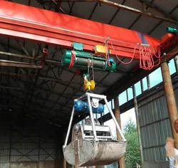 Electric Special Grab Bridge Crane Doule-jaw A4 Big Volume 5.3t/m³ for Sale thumbnail-4
