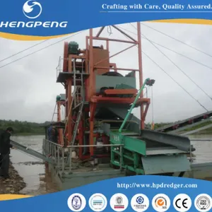 Robust Engineering China Chain Bucket Gold Mining Dredger for Mining Efficiency thumbnail-3
