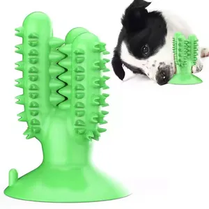 Meow Love Dog Chew Toys Dog Toothbrush Stick Teeth Cleaning Brush Outdoor Dog Squeaky Toys for Aggressive Chewers Tough Toys Interactive thumbnail-2