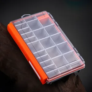 Fishing Tackle Box Waterproof Box Fishing Lure and Hooks Storage Water Resistant Utility Box thumbnail-5