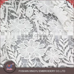 Hot Sale Promotional Cheap Embroidery Supplies Net Dress Materials Fabric Designs for Clothes thumbnail-1