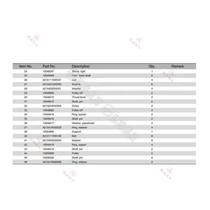 Genuine & OEM Spare Parts Catalog SANY Crane Parts Name for SANY Cranes thumbnail-6