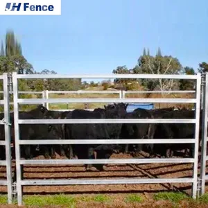 ECO FRIENDLY Durable Steel Tube Cattle Round Pen Paddock Cattle Yard Panel Livestock Fence Panel thumbnail-1