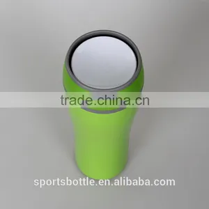 Modern Design Double Wall Steal Inner PS Outer Travel Mug thumbnail-5