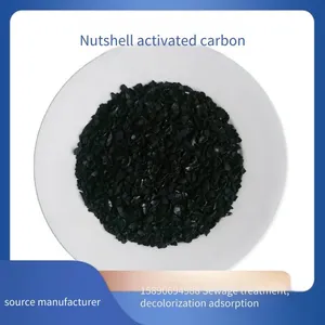 Nut Shell Activated Carbon for Coal Mines, Adsorbs Fine Particles in Water, Has Good Decolorization Effect, and is Used for Odor Removal and Wastewater Treatment thumbnail-1