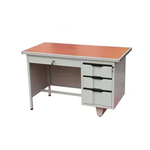 Metal Cheap Office Furniture Desk Modern Office Steel Table thumbnail-4