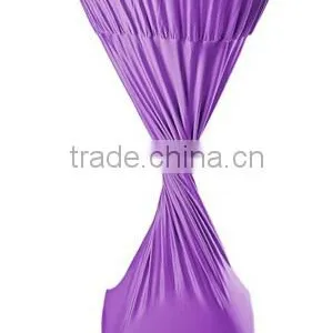 New Style Swirl Cocktail Round Table Cover High Bar Spandex Table Cloth thumbnail-1
