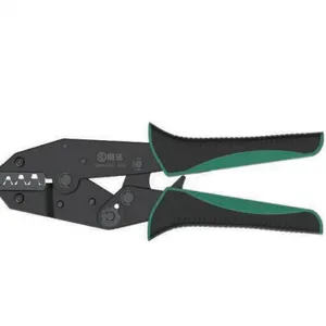 Plug Terminal Ratchet Crimping Plier, 0.5~6mm² Multi-Gauge Non-Insulated Spade Pin Terminal Crimper thumbnail-1