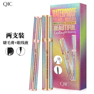 QIC Viral 4D Starry Sky Mascara & Eyeliner Set – Volumizing, Waterproof, Smudge-Proof – Wholesale Makeup thumbnail-3