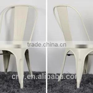 MCH-1508-10 Wooden Seat Cafe Chairs Metal Stackable Metal Tolis Chair thumbnail-6