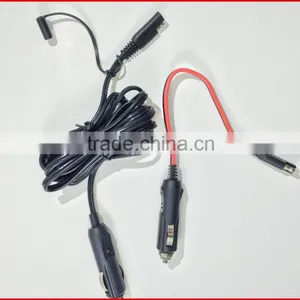 NEW Double Male Plug Pigtail Cigarette Plug With 18AWG 2C 105c300V Power Cable Assembly thumbnail-2