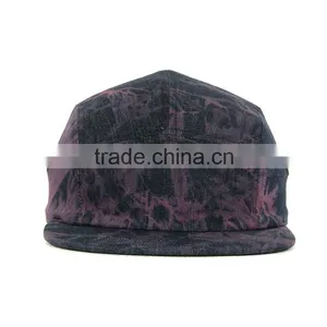 2015 Fashion Style Printed Flame Two Sided 5 Panel Hats thumbnail-2
