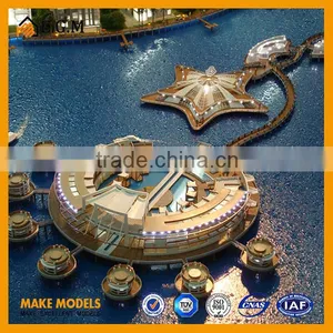 1:300 World Island Malacca Island Tourism Planning Model With Beautiful Light thumbnail-5