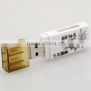 All in 1 / Multi in 1 Card Slots External USB 2.0 TF/ MS/M2/SD/Memory Card Reader Driver thumbnail-3
