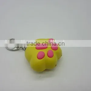 Hot Sell Plastic LED Flashing and Sound Keychain thumbnail-5