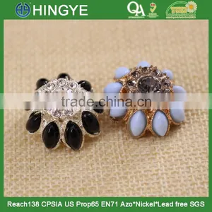 New Arrival Flower Colorful Pearl Shank Button 15771 thumbnail-4