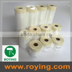 Pre-taped Protective Plastic Masking Film thumbnail-1