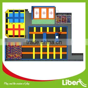 Custom Biggest Trampoline With Ninjia Course Wholesale Rectangular Trampoline Wholesale thumbnail-1