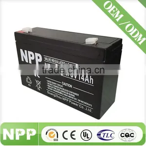 6V14AH Small 6 Volt Rechargeable Vrla Battery thumbnail-1