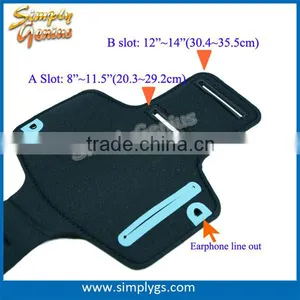 (Top) 5.5 Inch Mobile Phones Running Sports Armband, Neoprene Armband for Sale, Logo Printed Armband thumbnail-4