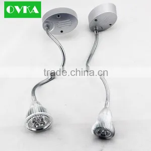 New Design! Gooseneck Track Light LED Spot Light 1w to 12w Rotatable High Power for Gallery Store thumbnail-5
