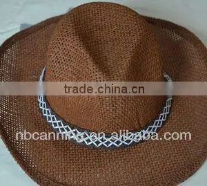 High Quality Straw Hats/women Summer Fashion Cowboy Straw Hat thumbnail-2