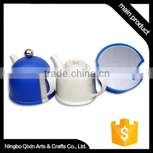 Different Color Wholesale Round Ceramic Tea Pot thumbnail-5