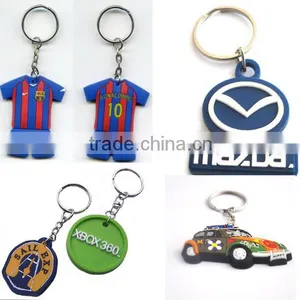 Promotional Gifts Silicone Keychain 2016 Best Selling Customized Logo 3d Silicone Keychain thumbnail-1