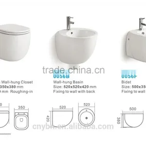 Sanitary Ware Bathroom Design Ceramic Two Piece Toilet thumbnail-4