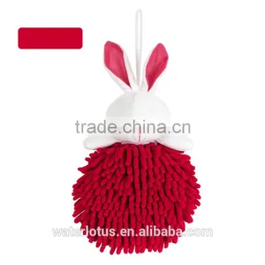 2015 New Style Cute Animals Durable Home Decoration Chenille Kitchen Hanging Hand Towel thumbnail-3