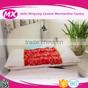 Chinese 100% Cotton Cover With Silk All Season Home Down Pillow Removable Double Bed Down Pillow thumbnail-1