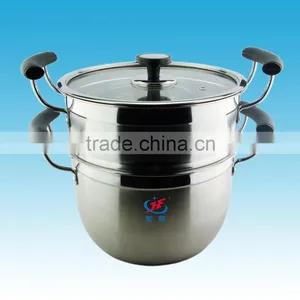 Good Quality Stainless Steel 3 Tier Food Steamer Cooker thumbnail-1