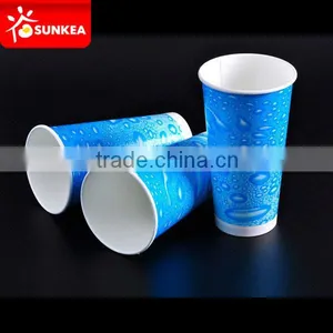 Printed Single Wall Paper Cups for Cold Beverage thumbnail-4