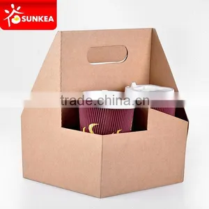 Coffee Paper Cup Holder, Disposable Paper Cup Holder thumbnail-4